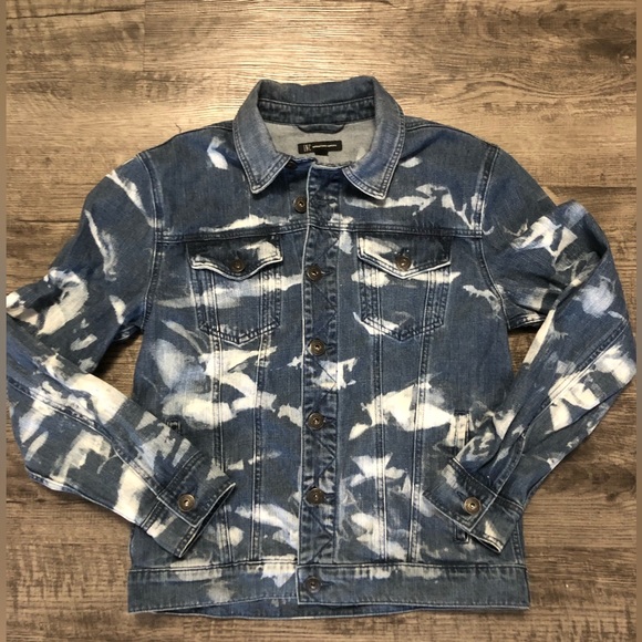 Jean Jacket White Paint Effect - Picture 2 of 2
